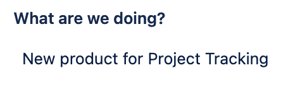 A Profields, project field for Jira to communicate more information about the project