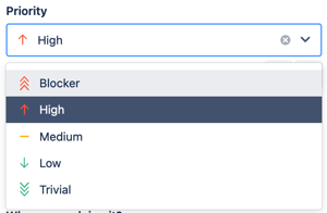 A Profields, project field for Jira to determine the project priority