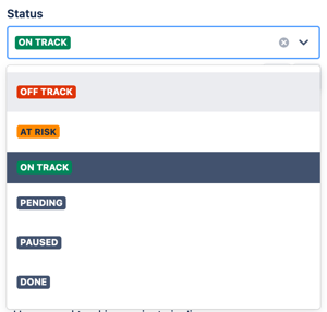 A Profields, project field for Jira to show the status of the project