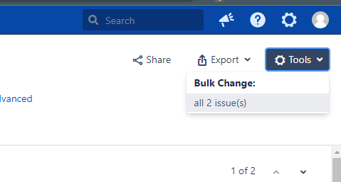Perform Bulk Changes on multiple issues to archived them in Jira