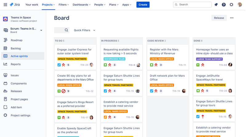 Jira Boards and its difference according its type - kanban or scrum