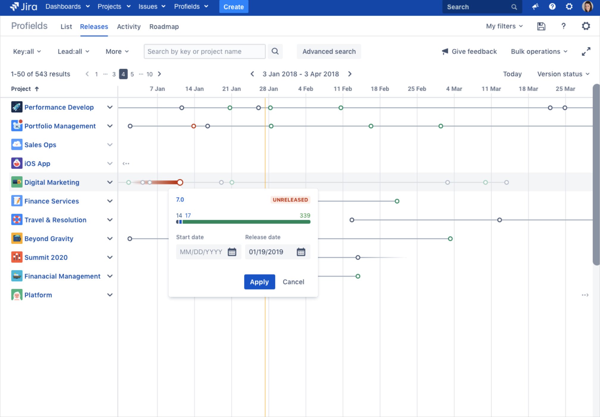 How to track projects in Jira?