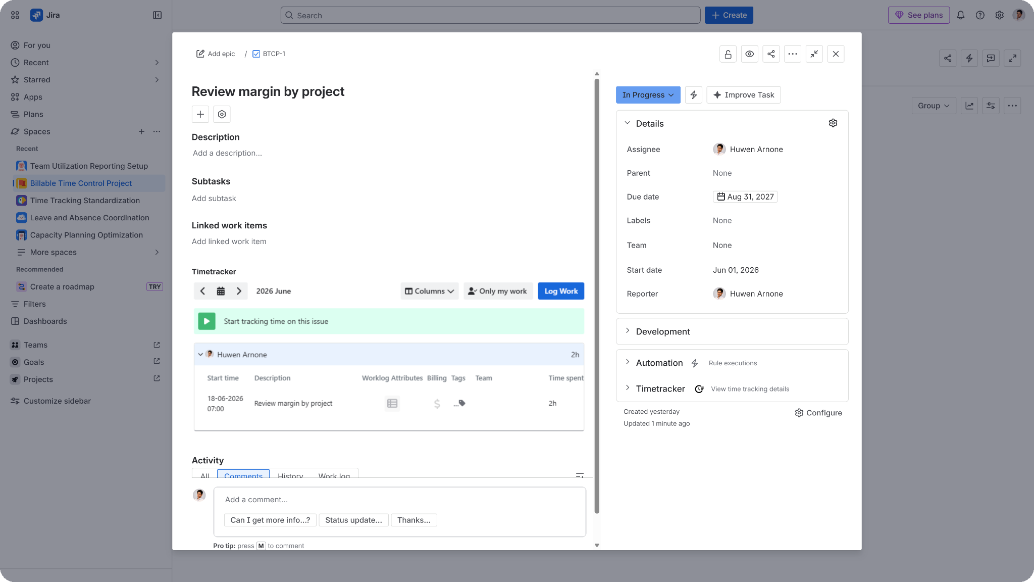 timetracker-STAGIL_billable-hours_Atlassian-marketplace_Deiser_Devoteam