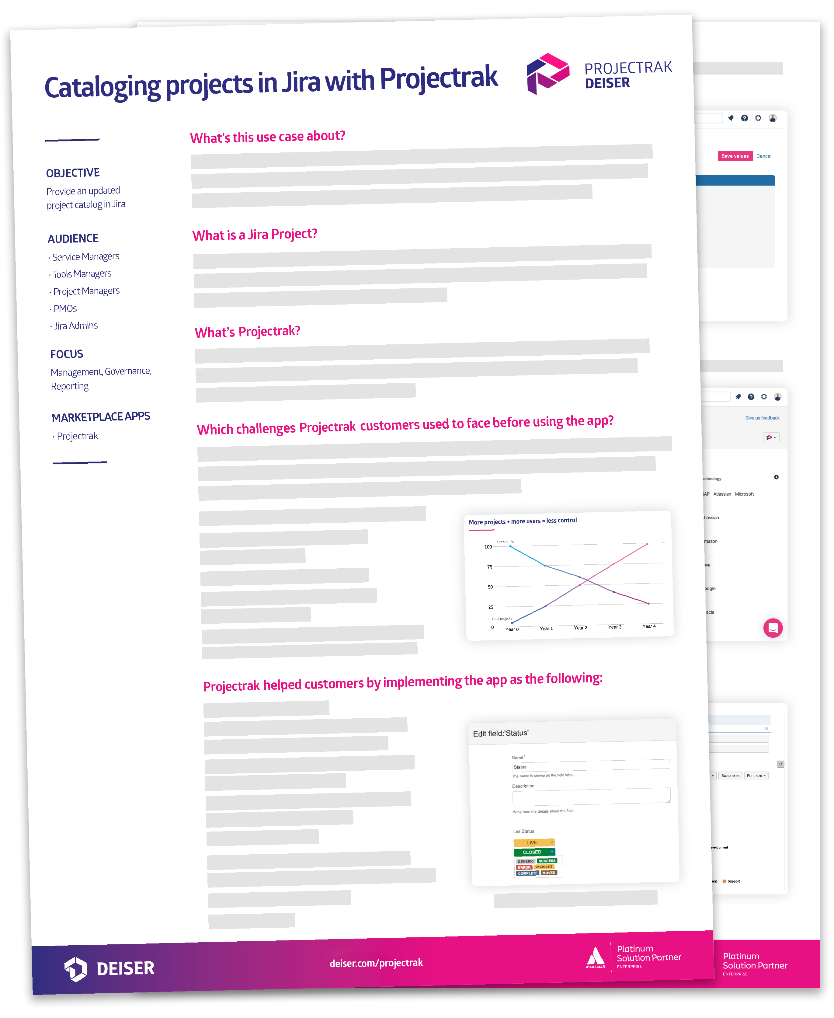 Catalog and organize projects in Jira