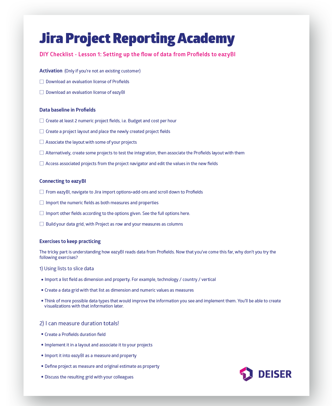 The Jira Project Reporting Academy