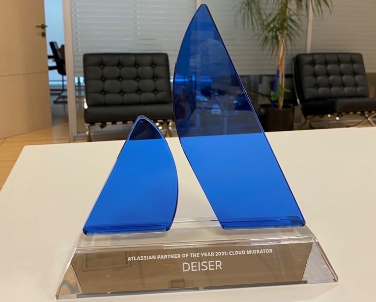 DEISER, Atlassian Partner of the Year 2021 en la categoría Cloud Migrator por el desempeño de Projectrak for Jira