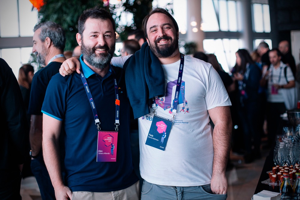 Representantes de DEISER y Comalatech, partes del entorno Atlassian