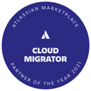 2021 Atlassian Marketplace Cloud Migrator Award
