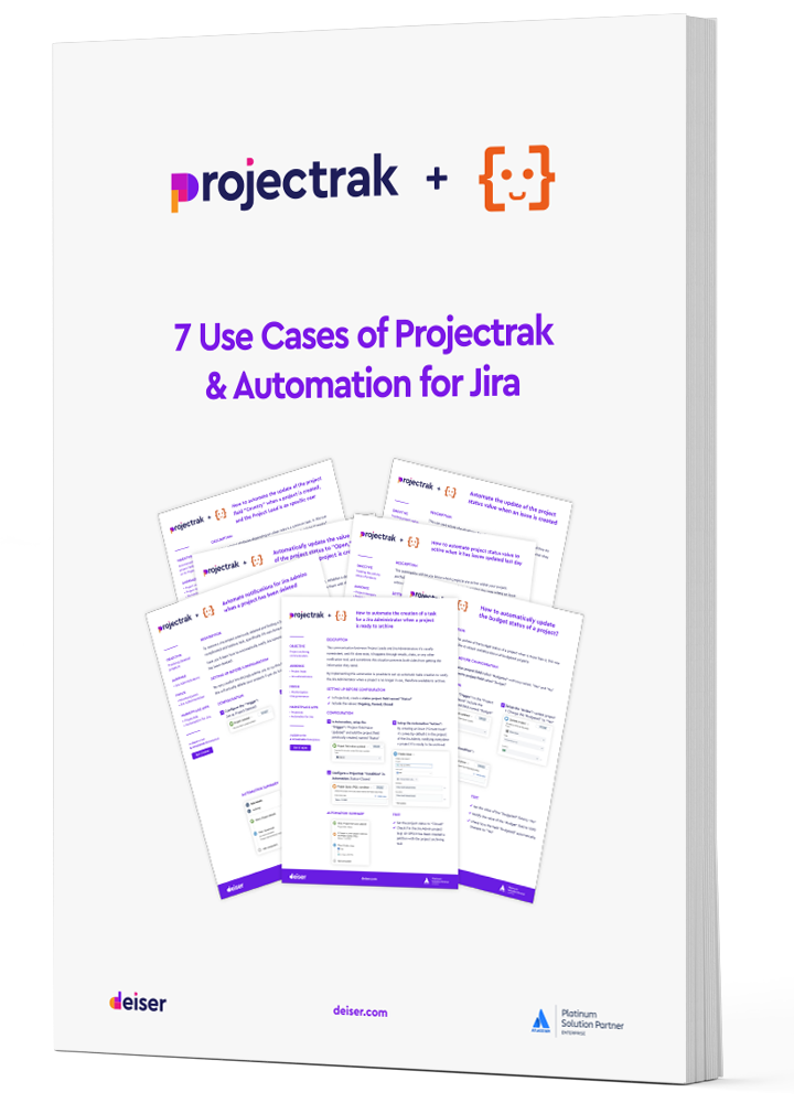 Start automating projects in Jira with Projectrak and Automation
