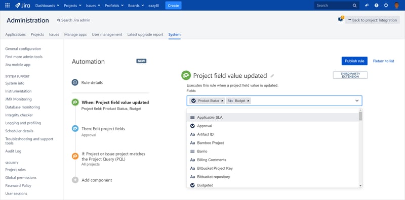 The integration of Automation for Jira and Profields to track projects in Jira represents a turning point in the automation of tasks directly related to project information.